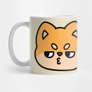 Side-eye Shiba Face Mug